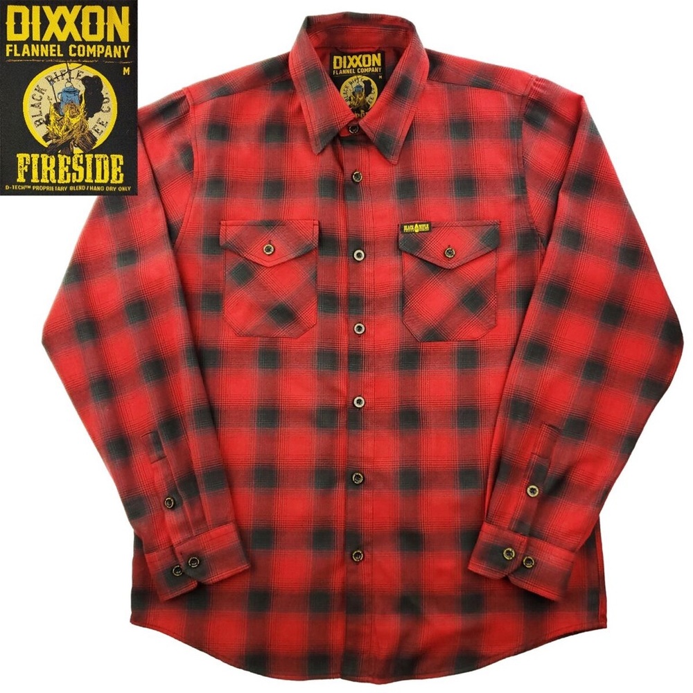 NWT DIXXON X BLACK RIFLE COFFEE “Fireside” Flannel